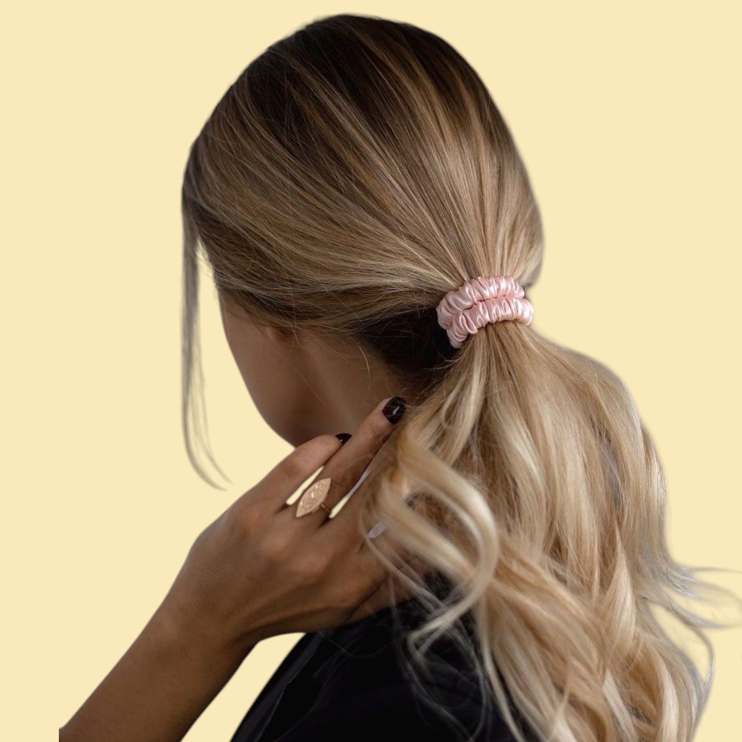 Silk scrunchies