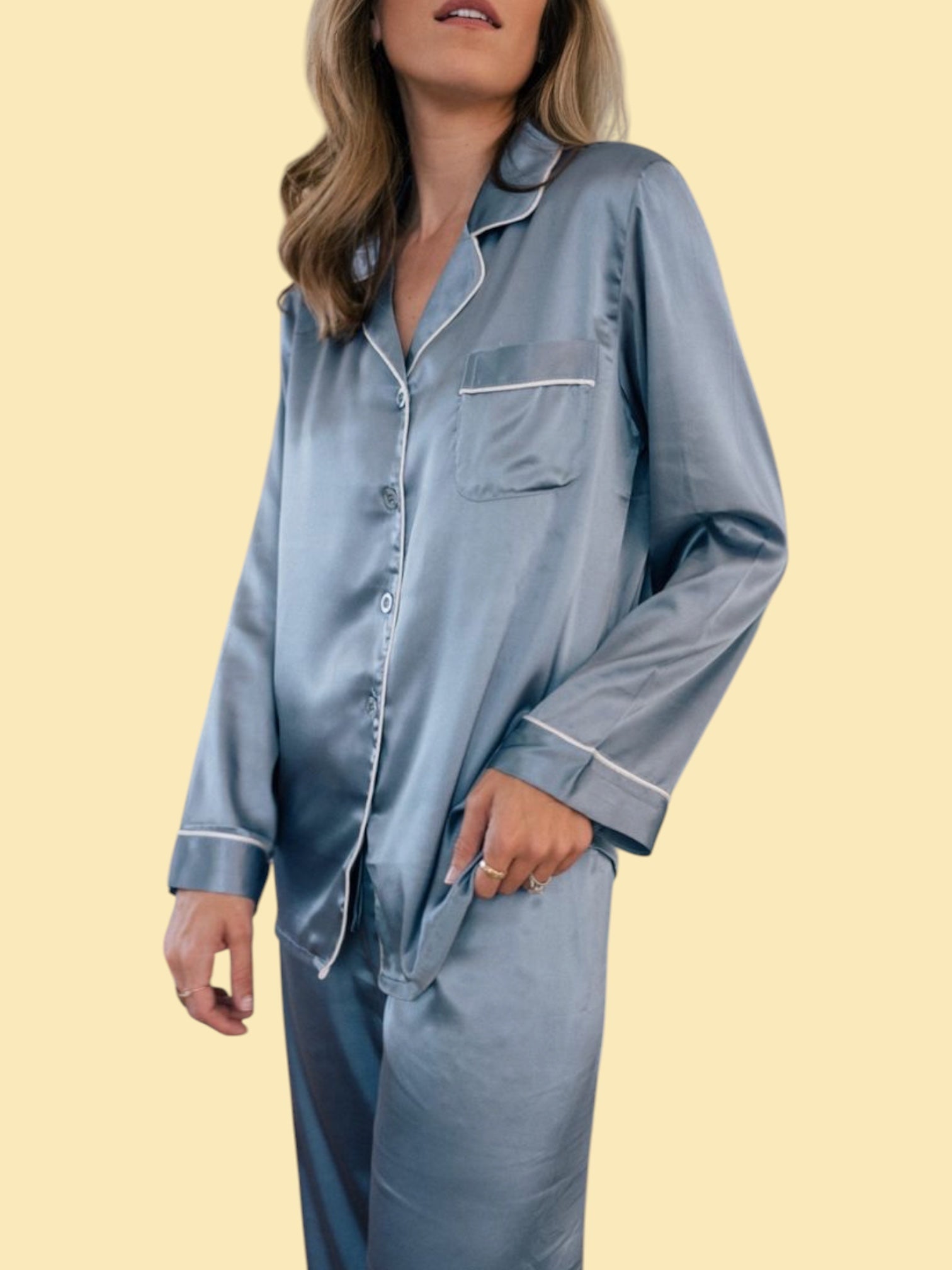 Silk pajamas