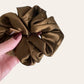 XL Silk Scrunchie - Dark Brown