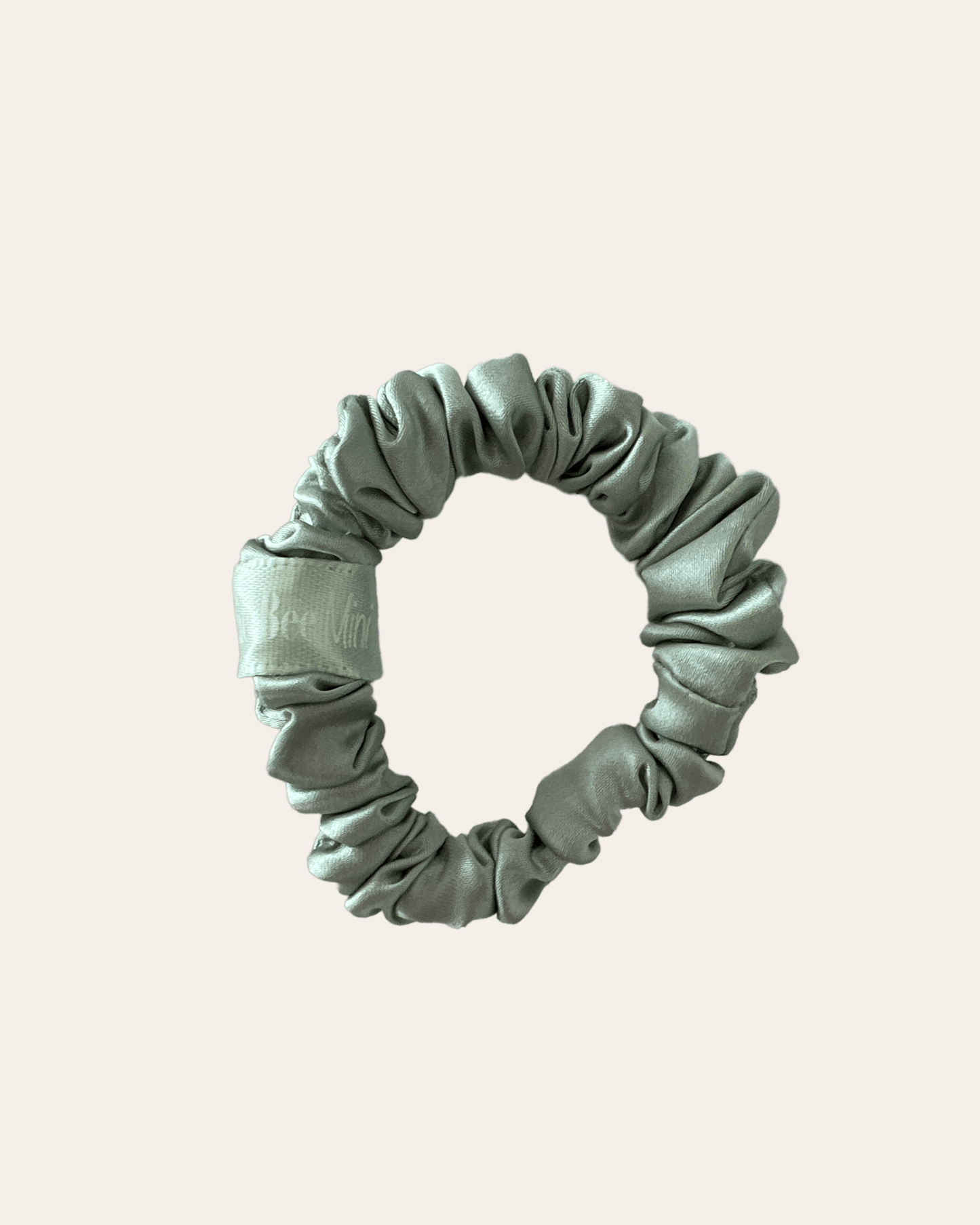 Silk scrunchie Beautie Bee MINI - Mint