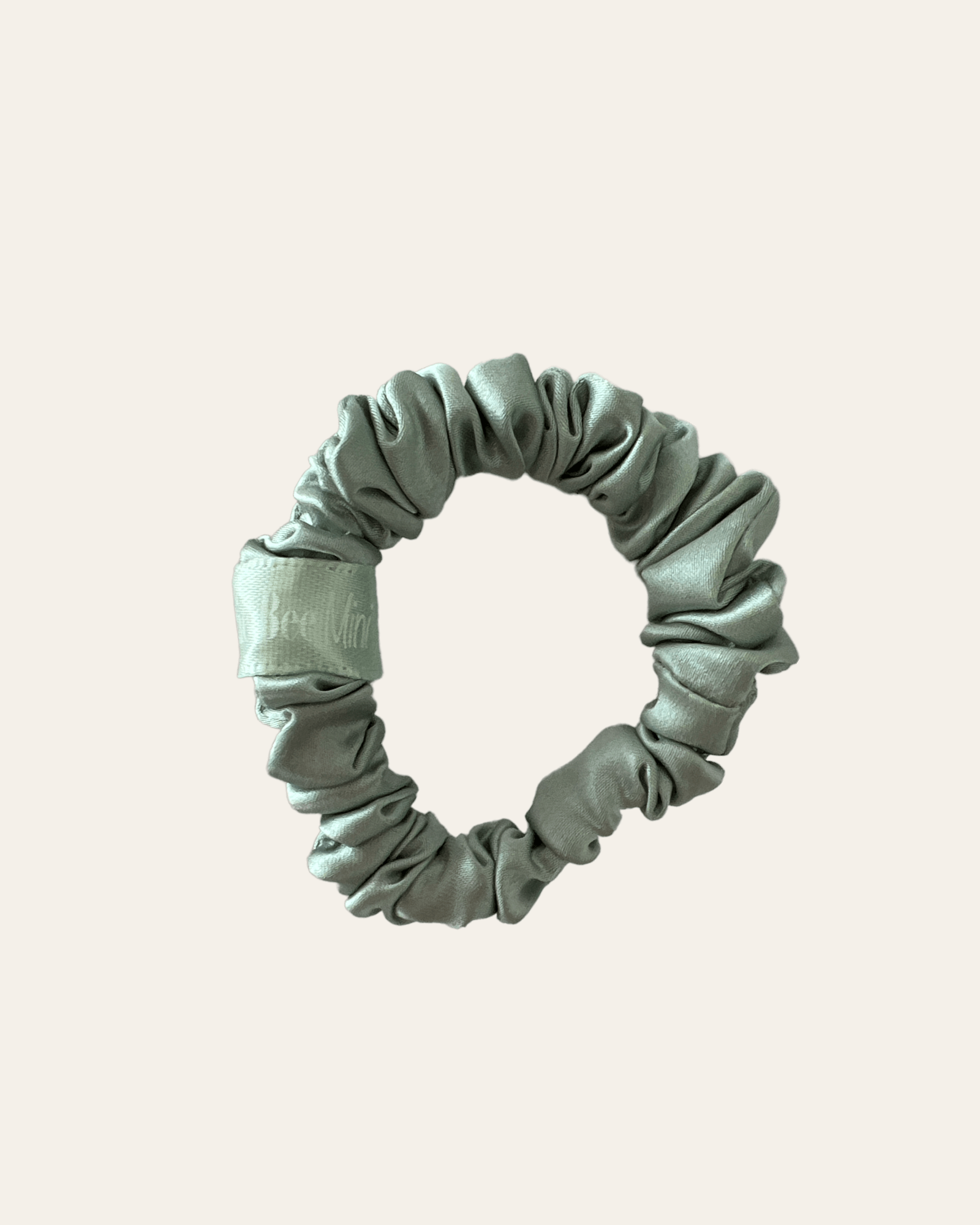 Silk scrunchie Beautie Bee MINI - Mint