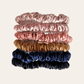 Silk scrunchies 6 pcs