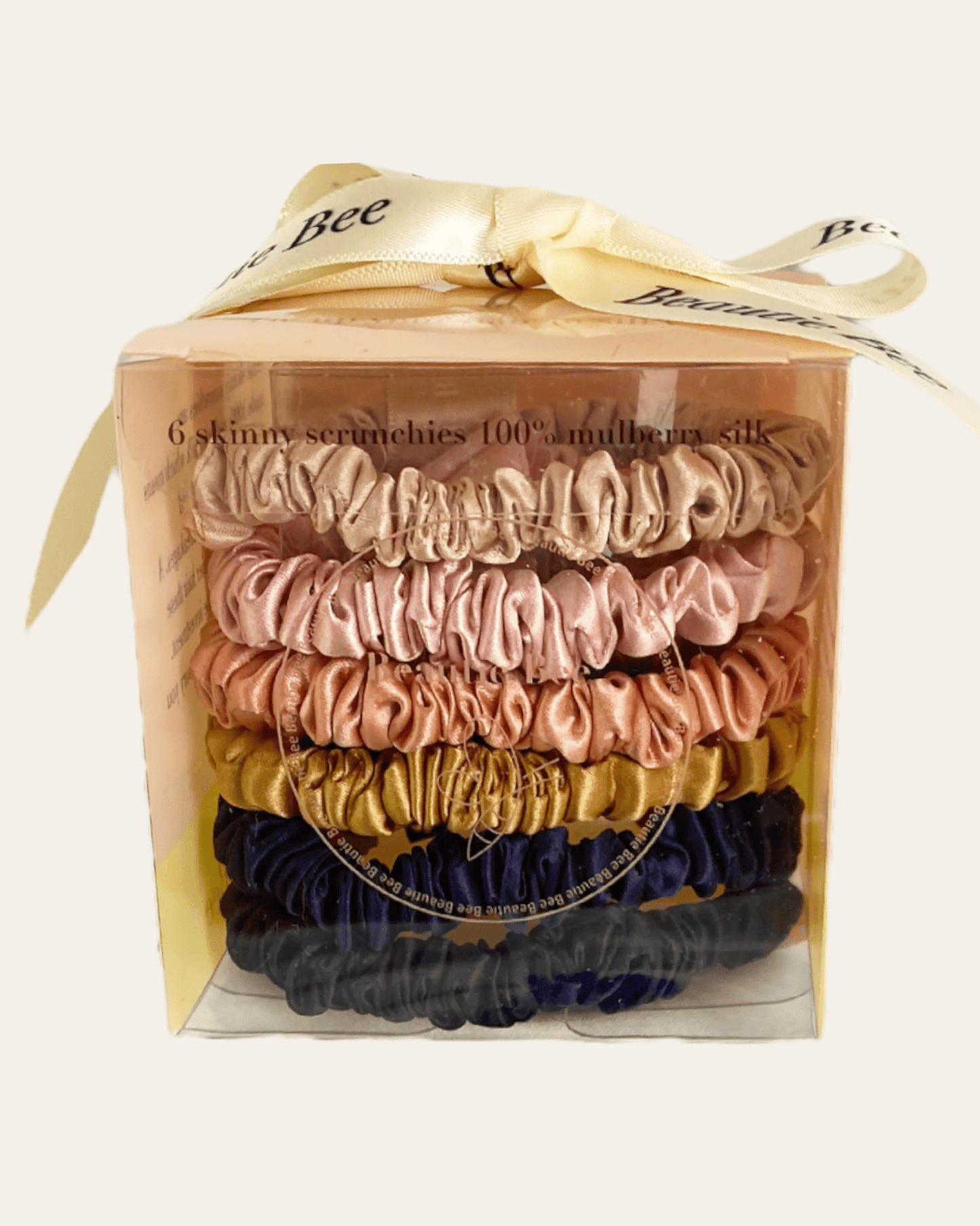 Silk scrunchies 6 pcs