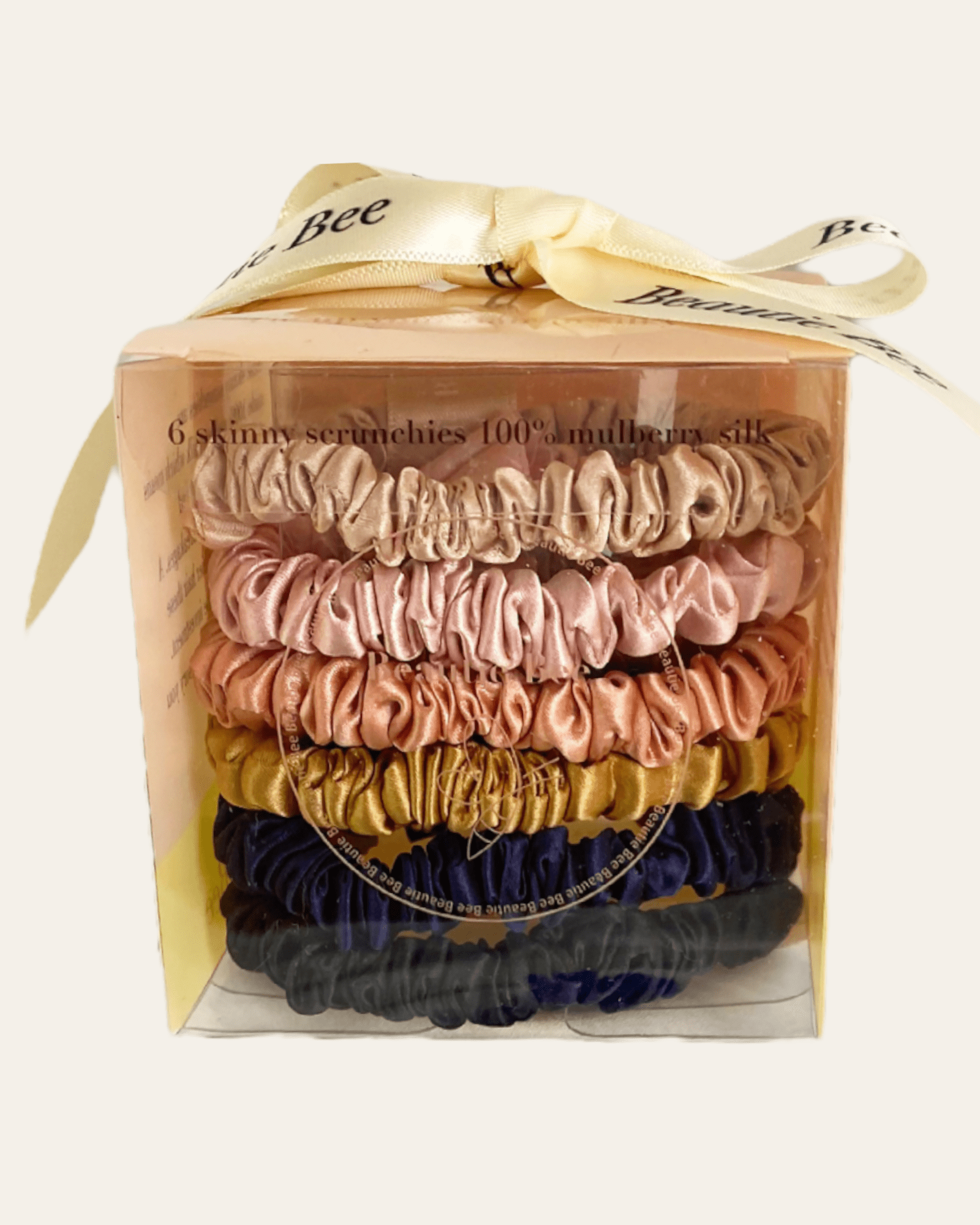 Silk scrunchies 6 pcs