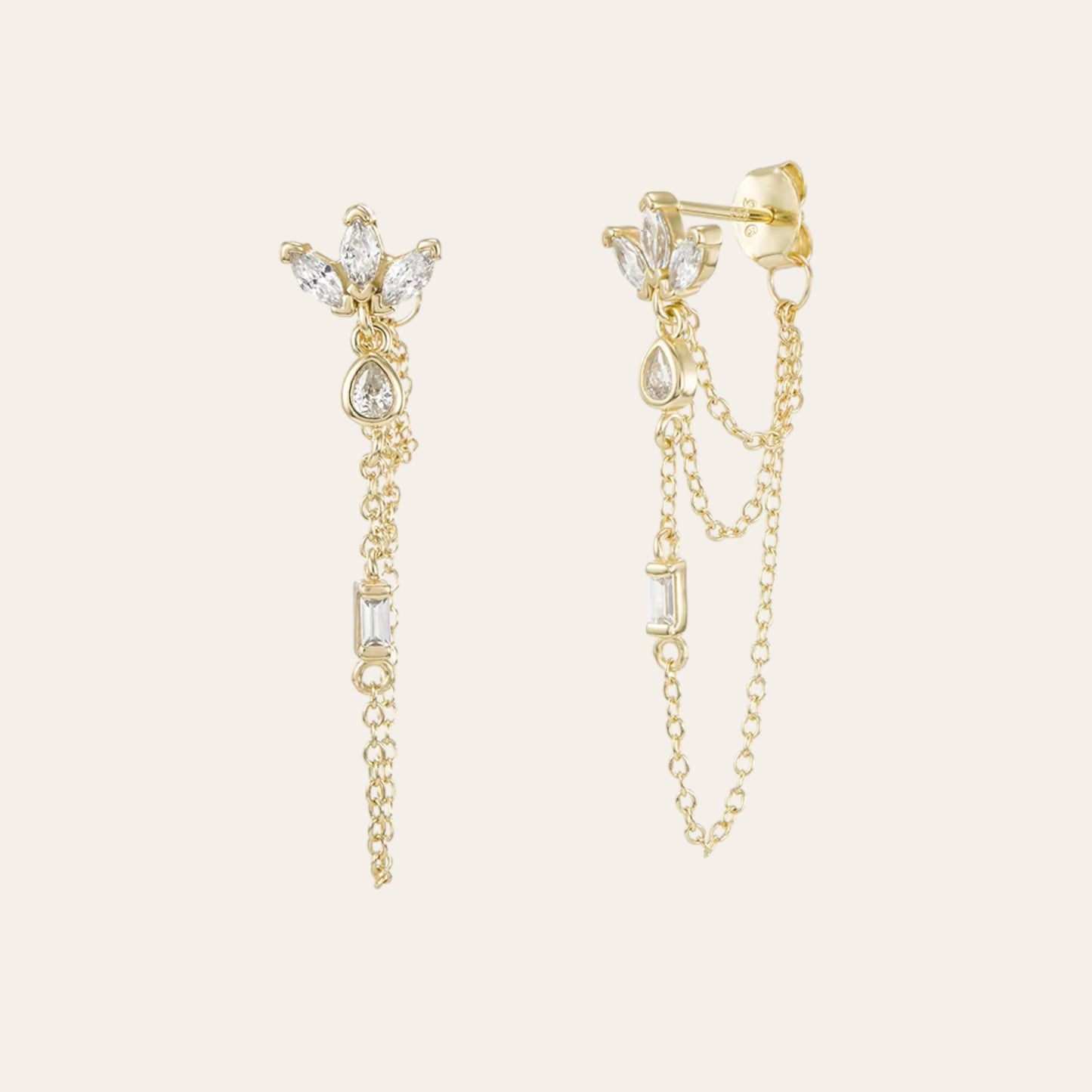 Sophie earrings - chain