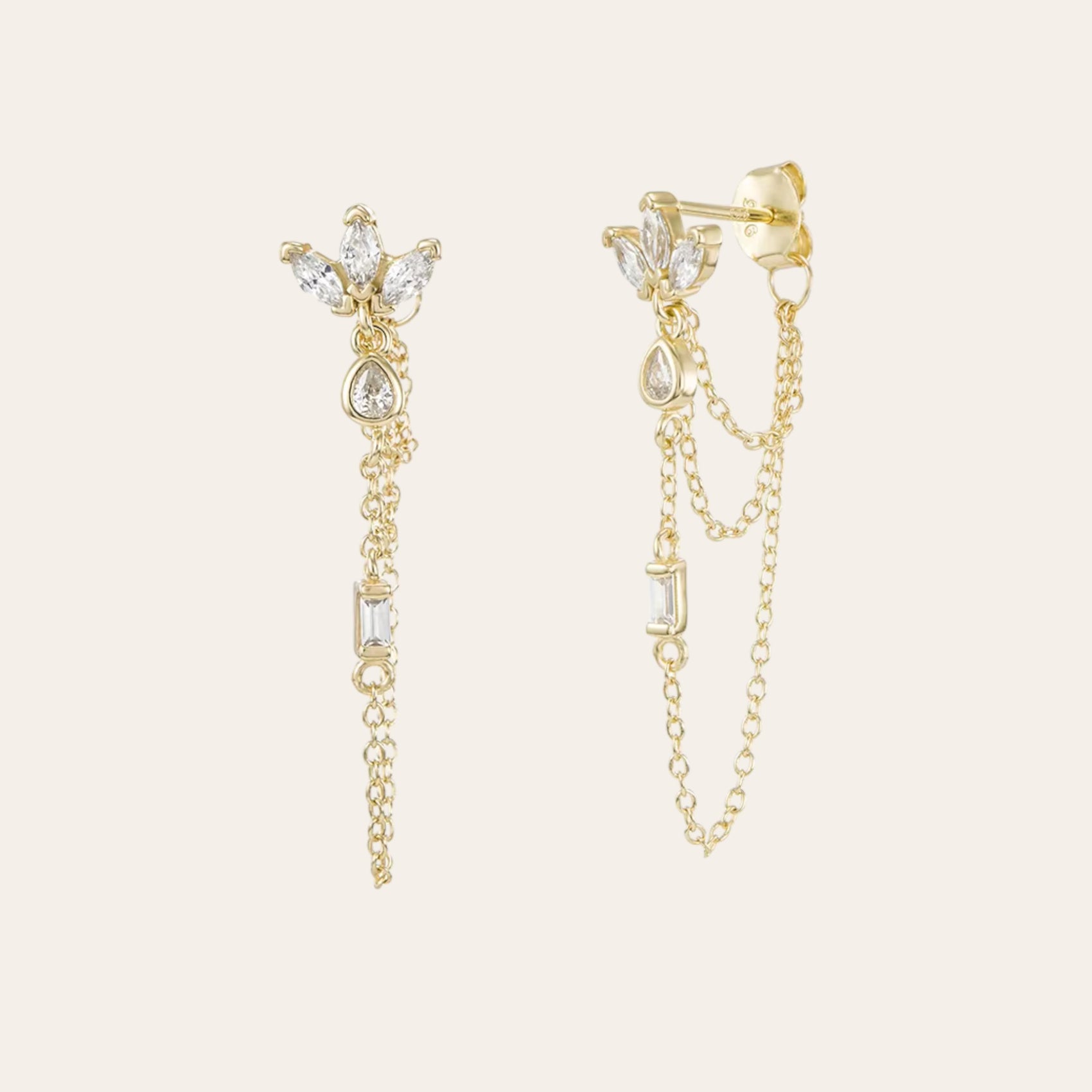 Sophie earrings - chain
