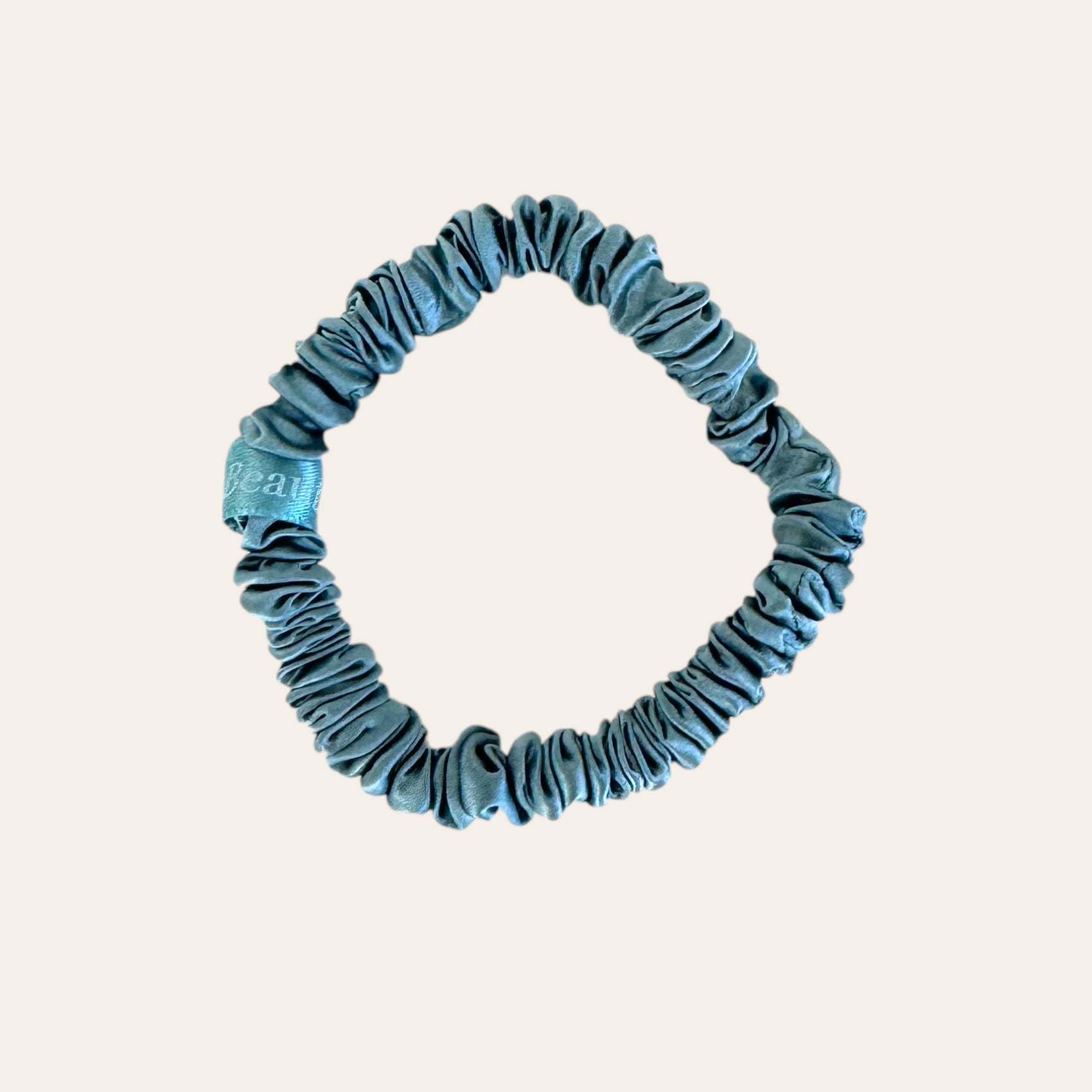 Silk Scrunchie 1 pc - Arctic Blue