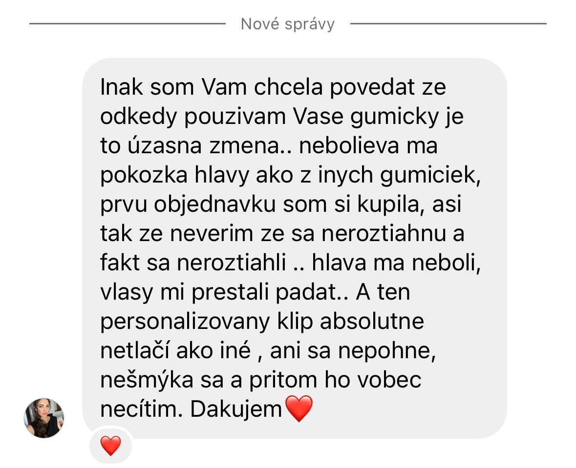 Hodvábna gumička Medium - Tmavo hnedá