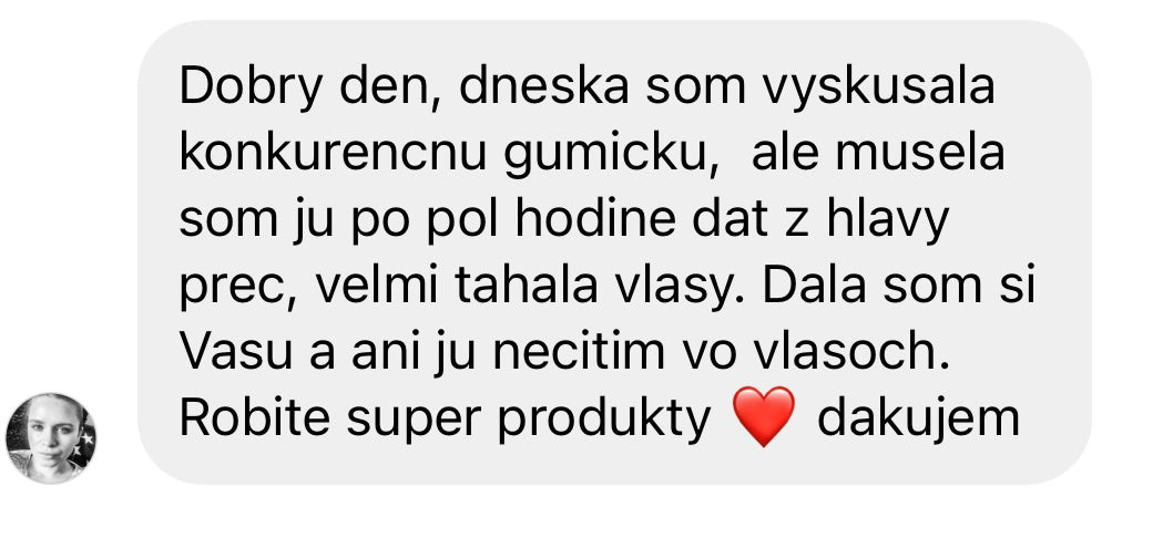 Hodvábna gumička Medium - Tmavo hnedá
