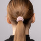 Classic Silk Scrunchie - Stripes x Pink
