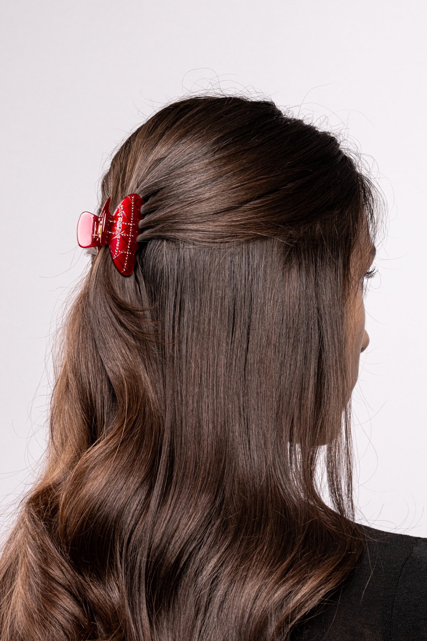 Hair Clip Posh Mini - Burgundy
