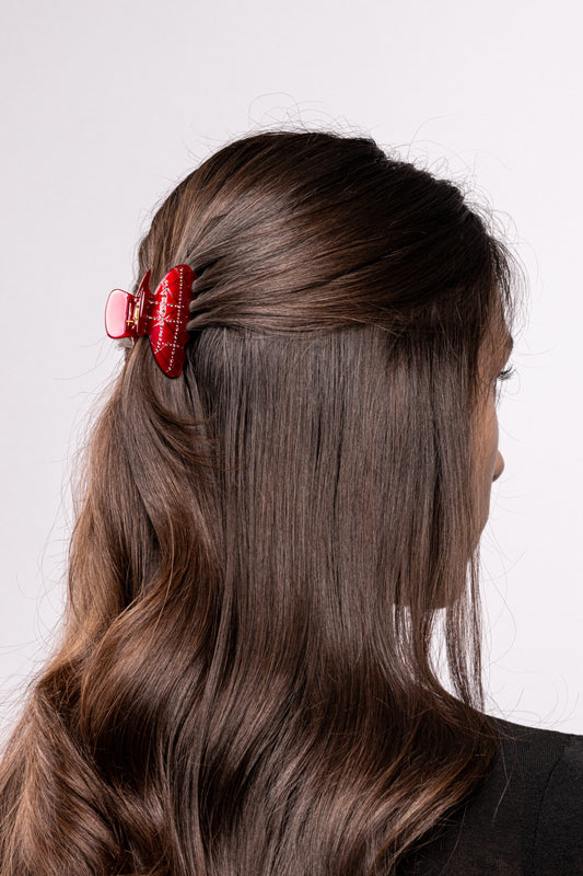 Hair Clip Posh Mini - Burgundy