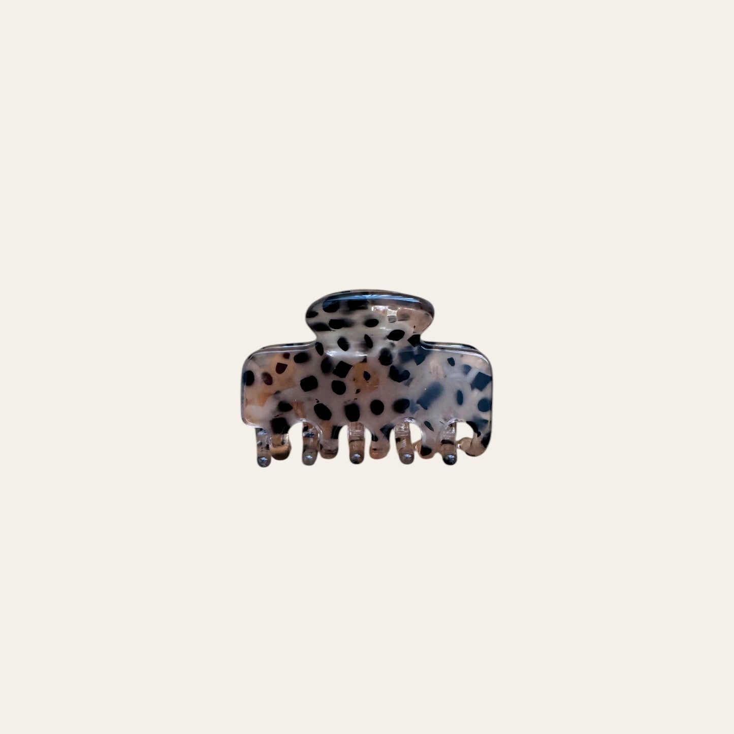 Hair clip Elise - leopard Beige
