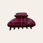 Posh Hair Clip - Burgundy