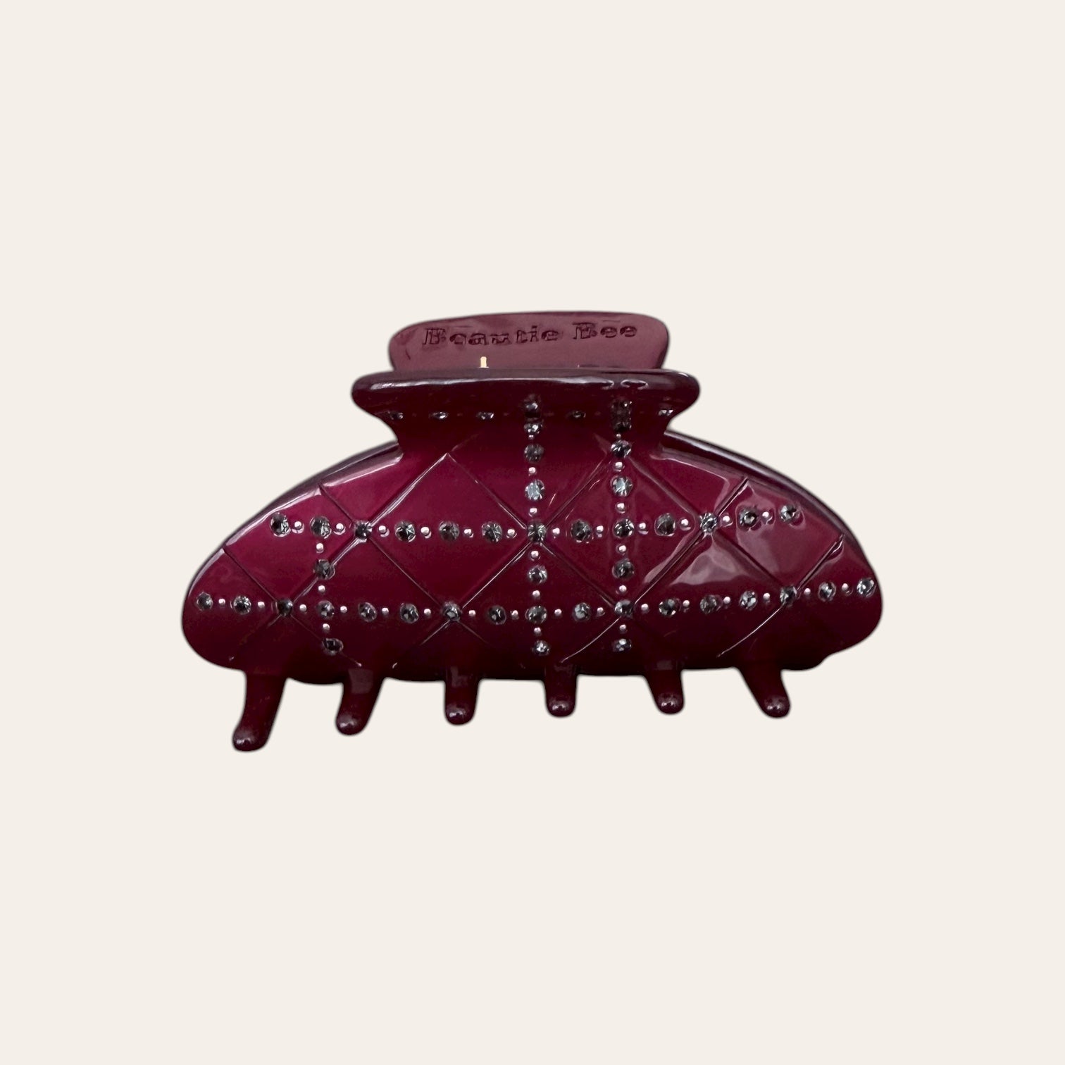 Posh Hair Clip - Burgundy