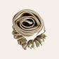 Silk scrunchie ROSE - beige
