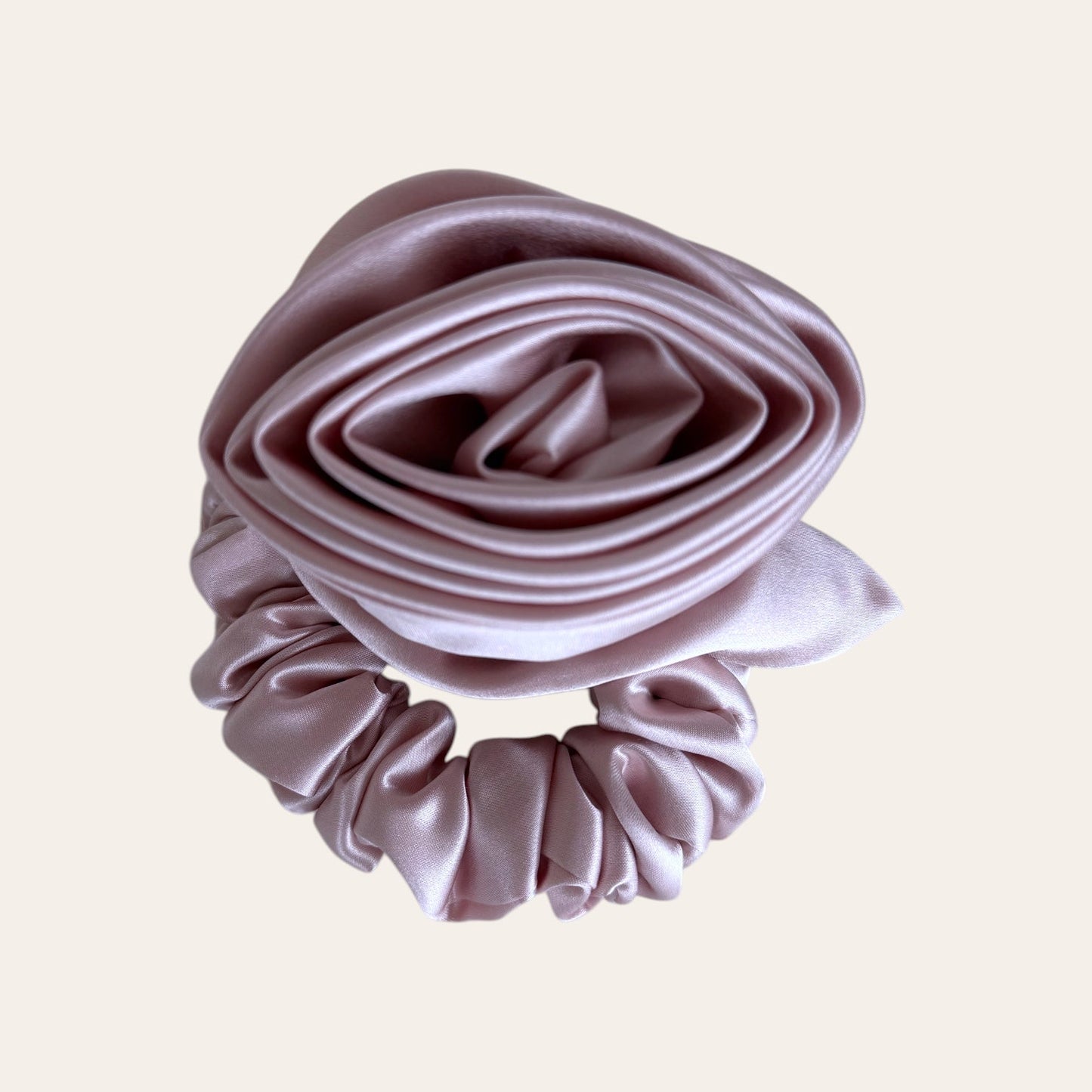 ROSE Silk Scrunchie - pink