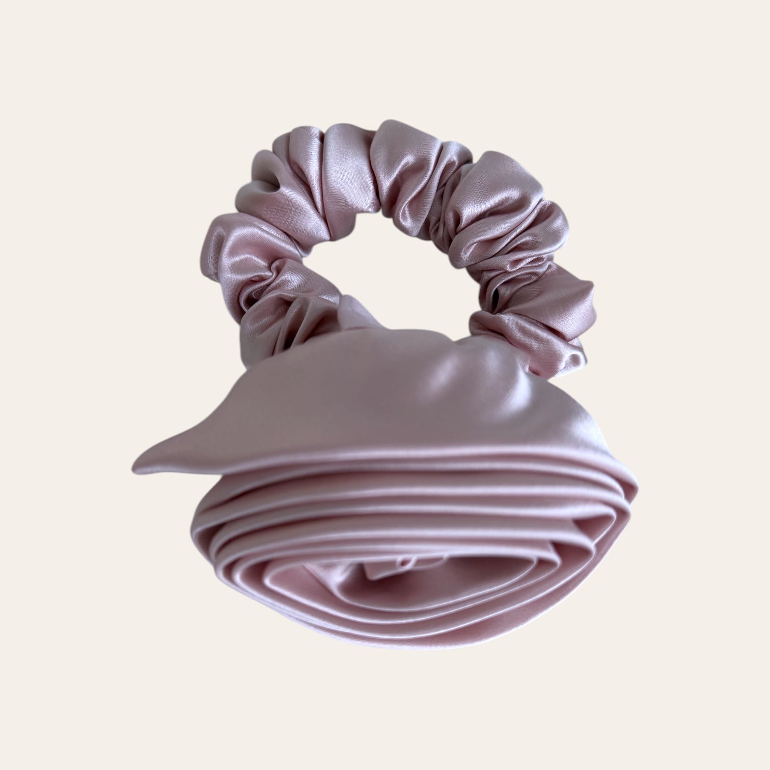 ROSE Silk Scrunchie - pink