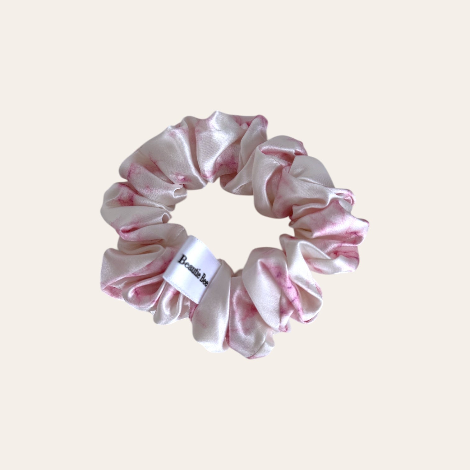 Hodvábna gumička large - marble pink
