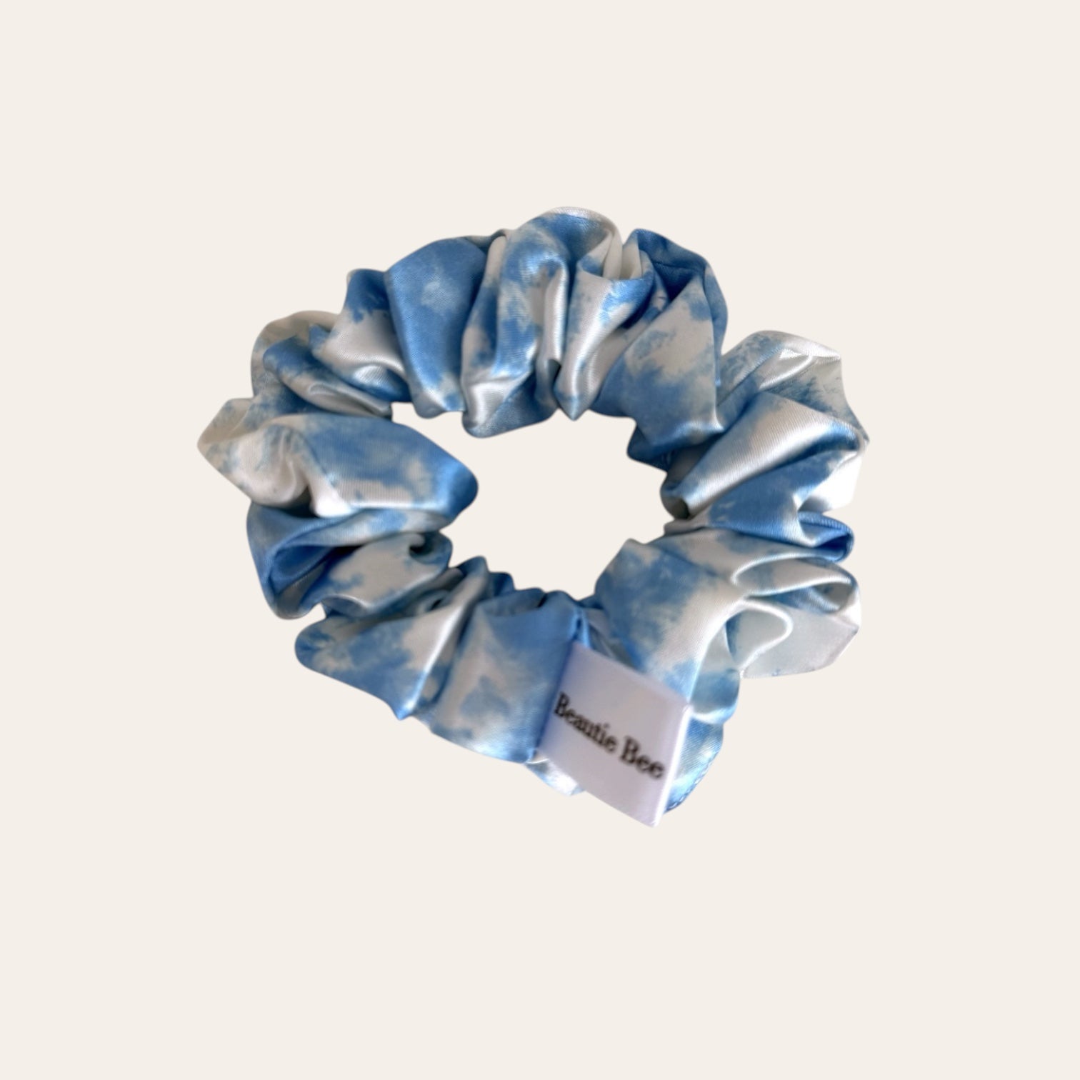 Hodvábna gumička large - marble blue