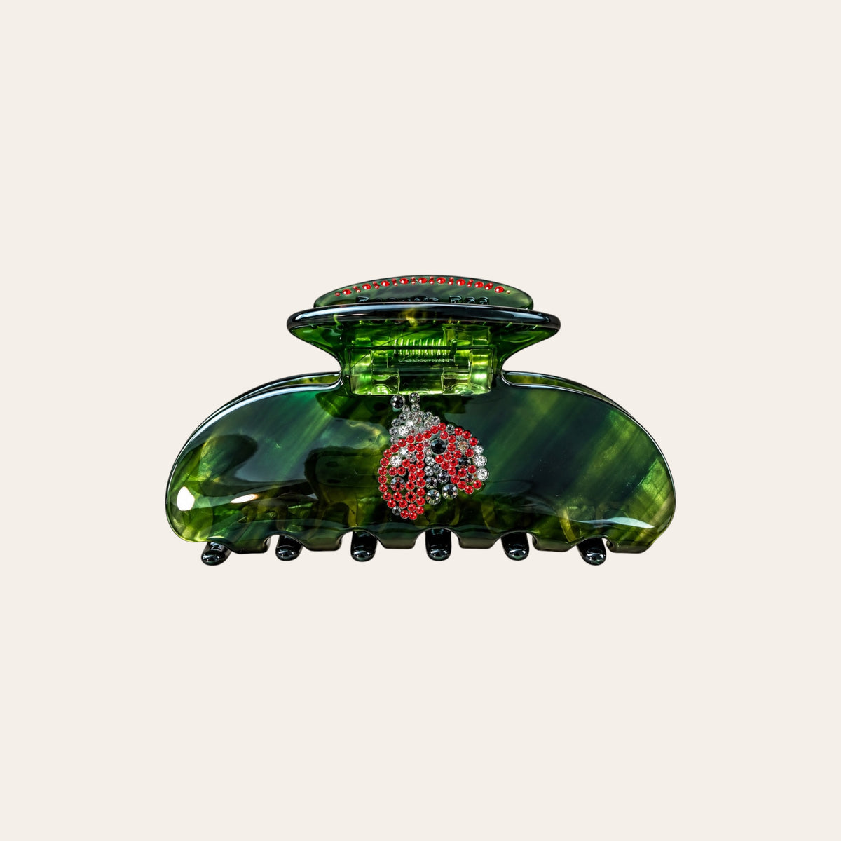 Vlasový klip  LadyBug 🐞- Emerald