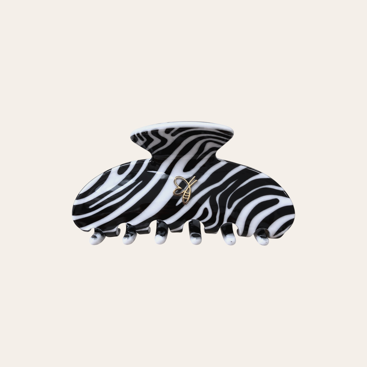 Vlasový klip - Zebra Chic 🦓