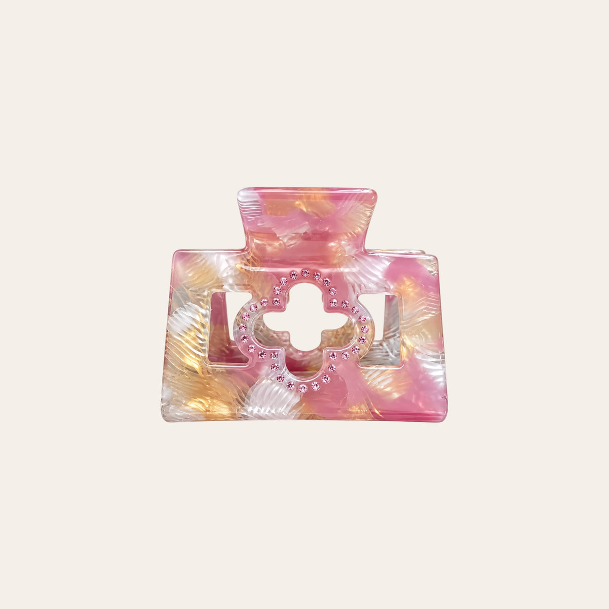 BEE clip Clover - light pink
