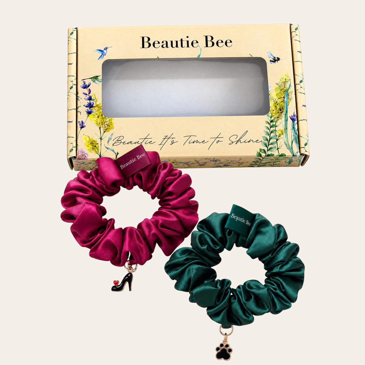 Charm Duo set Large - Bordo & Emeral