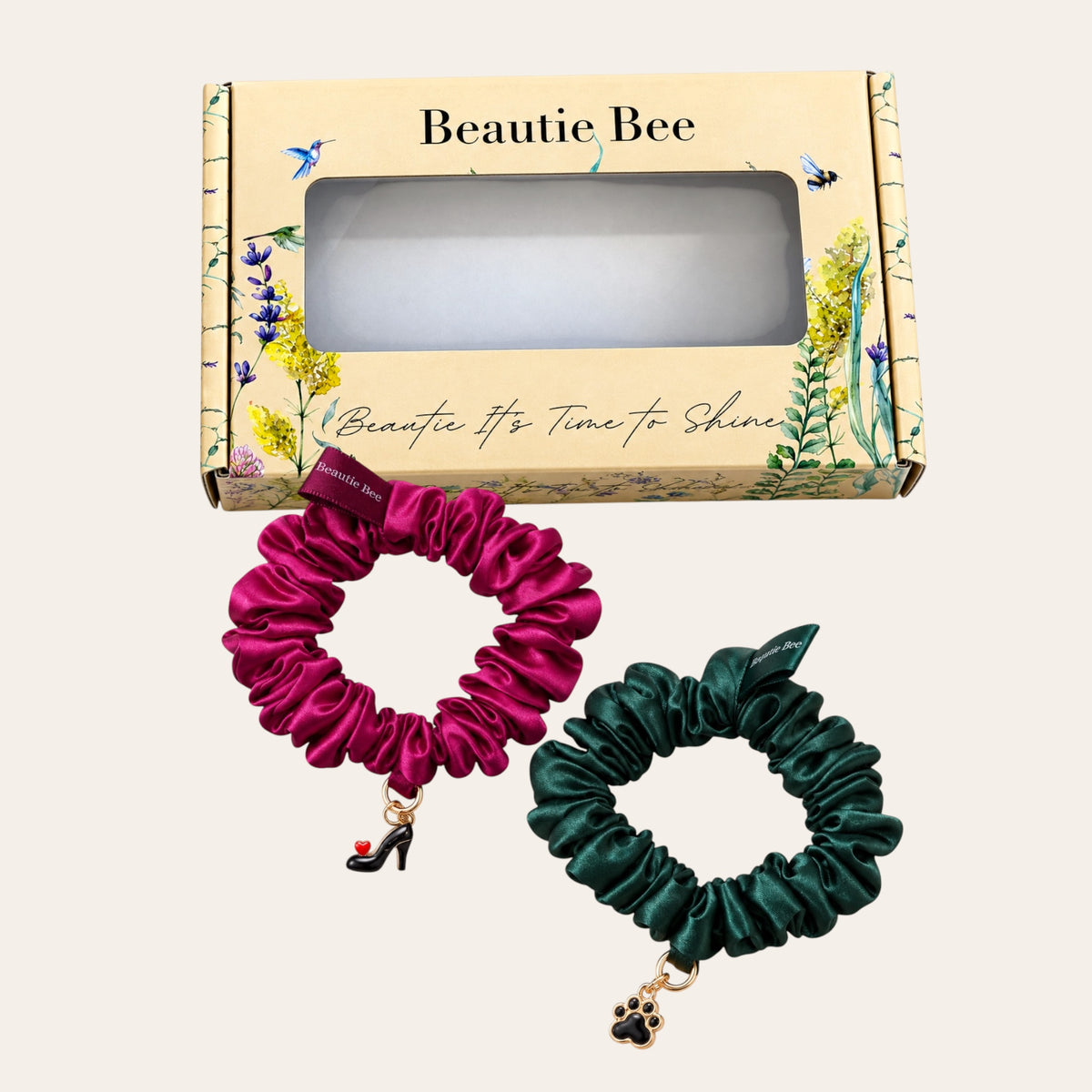 Charm Duo set medium- Bordo & Emerald