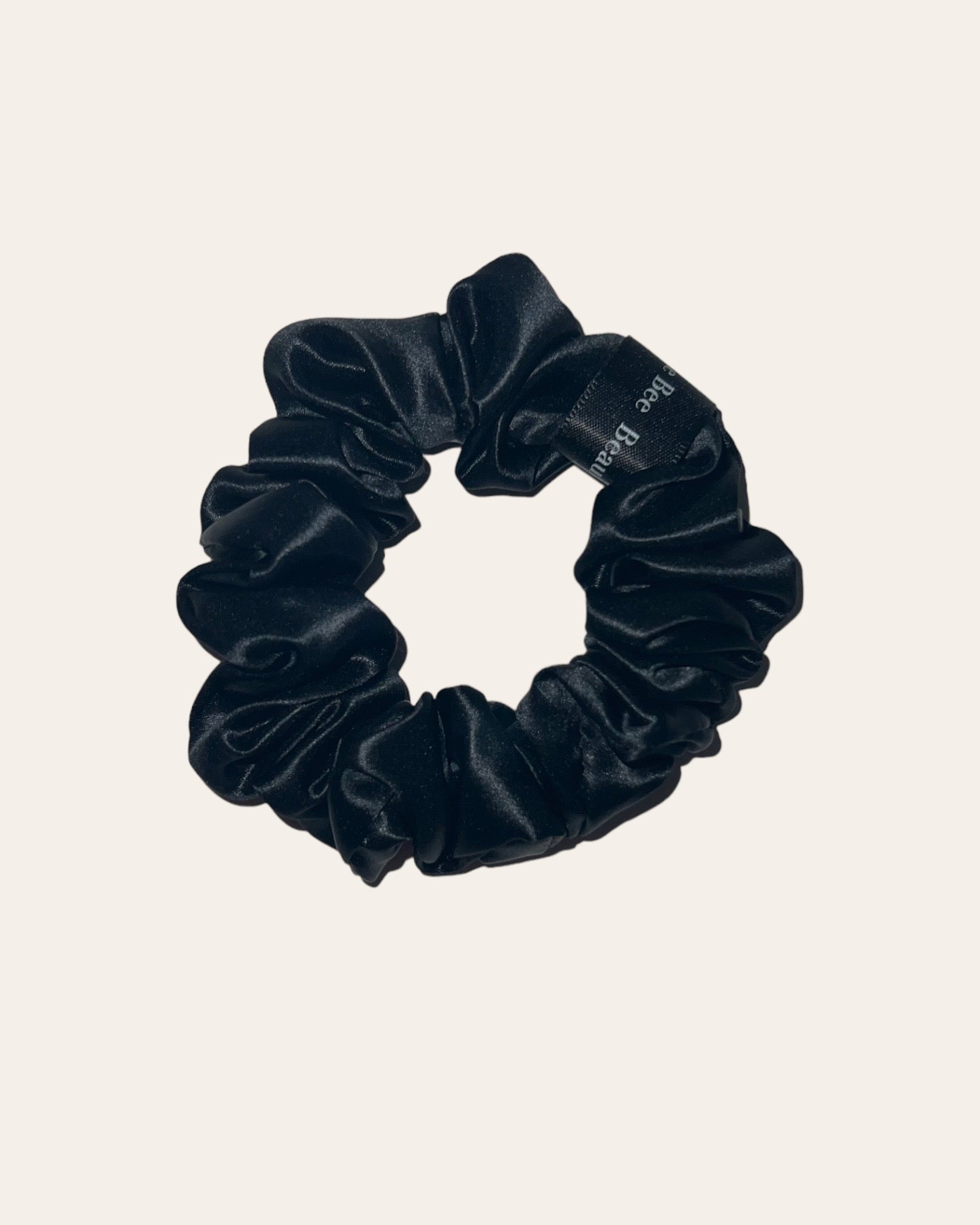 Silk Scrunchie Large – Black