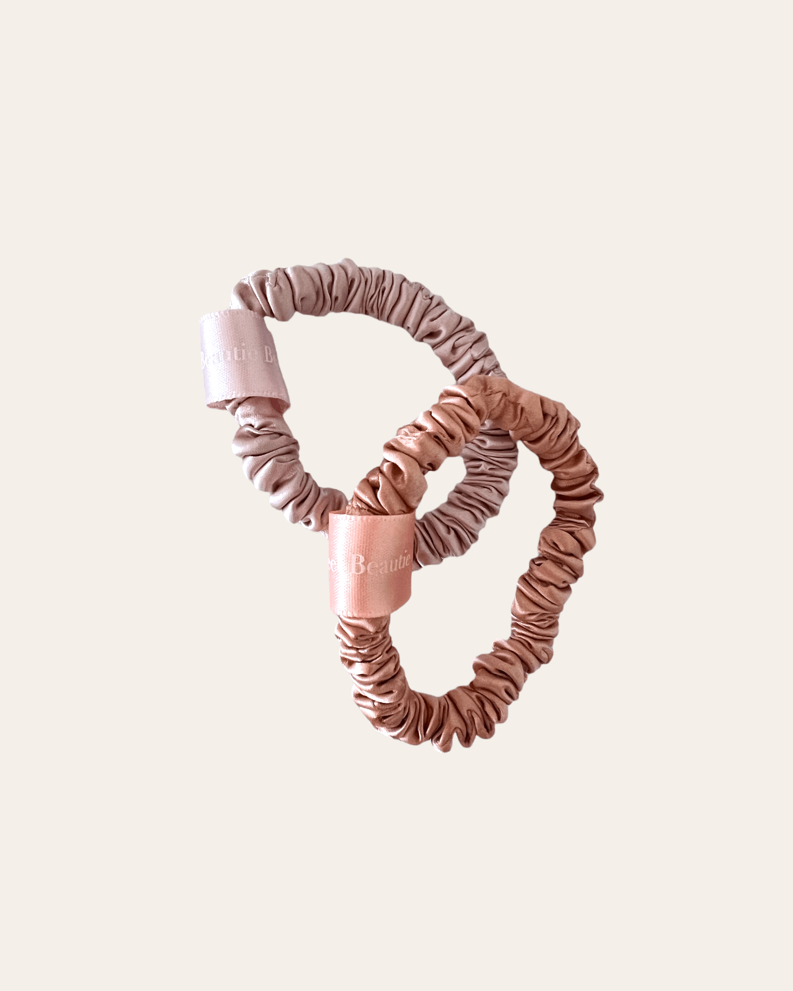 Silk Scrunchies Rose Duo Pack