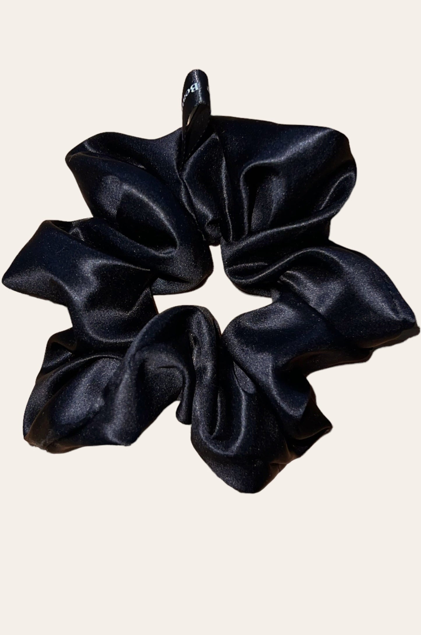 XL Silk Scrunchie - Black