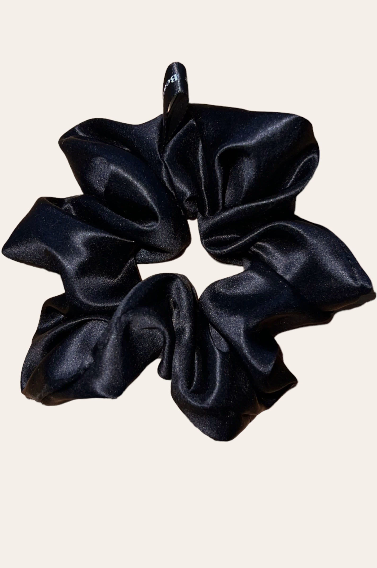 XL Silk Scrunchie - Black
