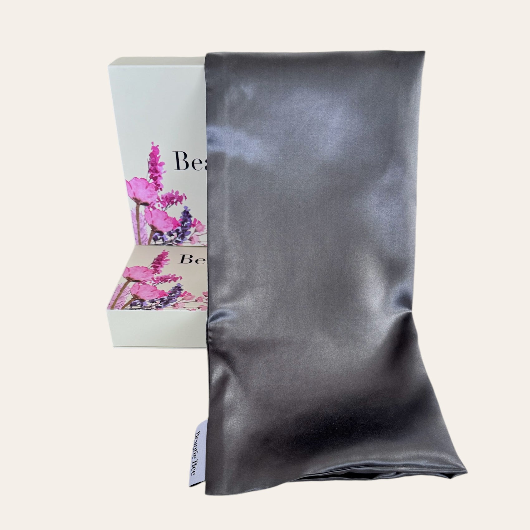 Princess silk pillowcase 60 x 40 - charcoal