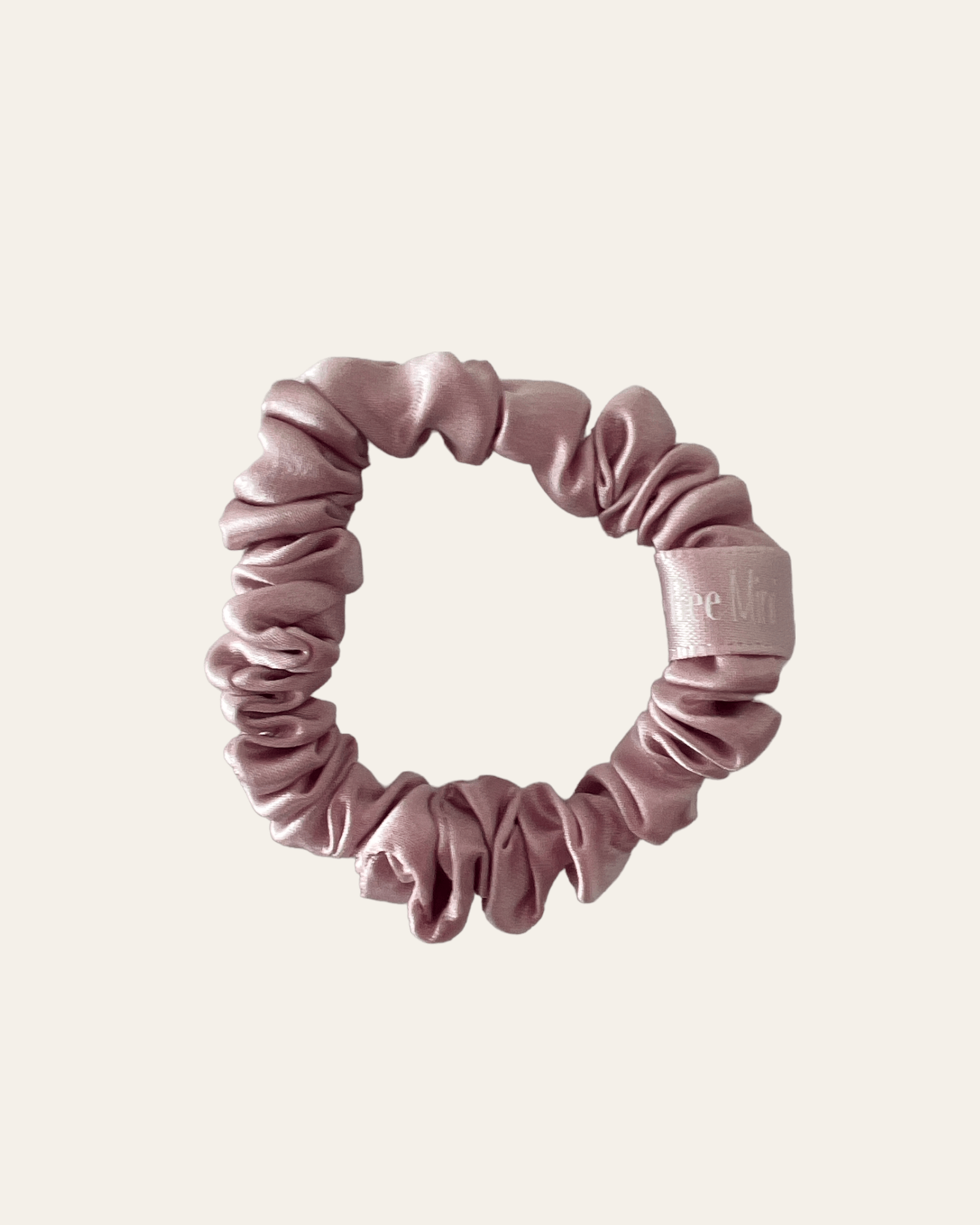 Silk Scrunchie Beautie Bee MINI - Pink