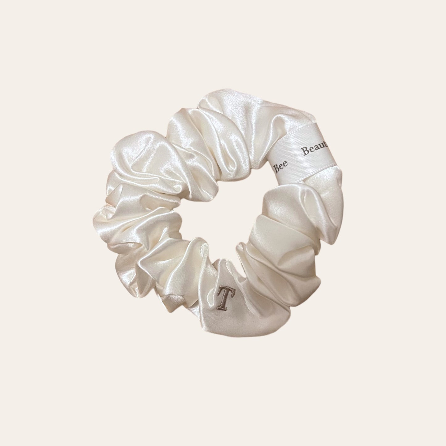 Silk scrunchie - T -