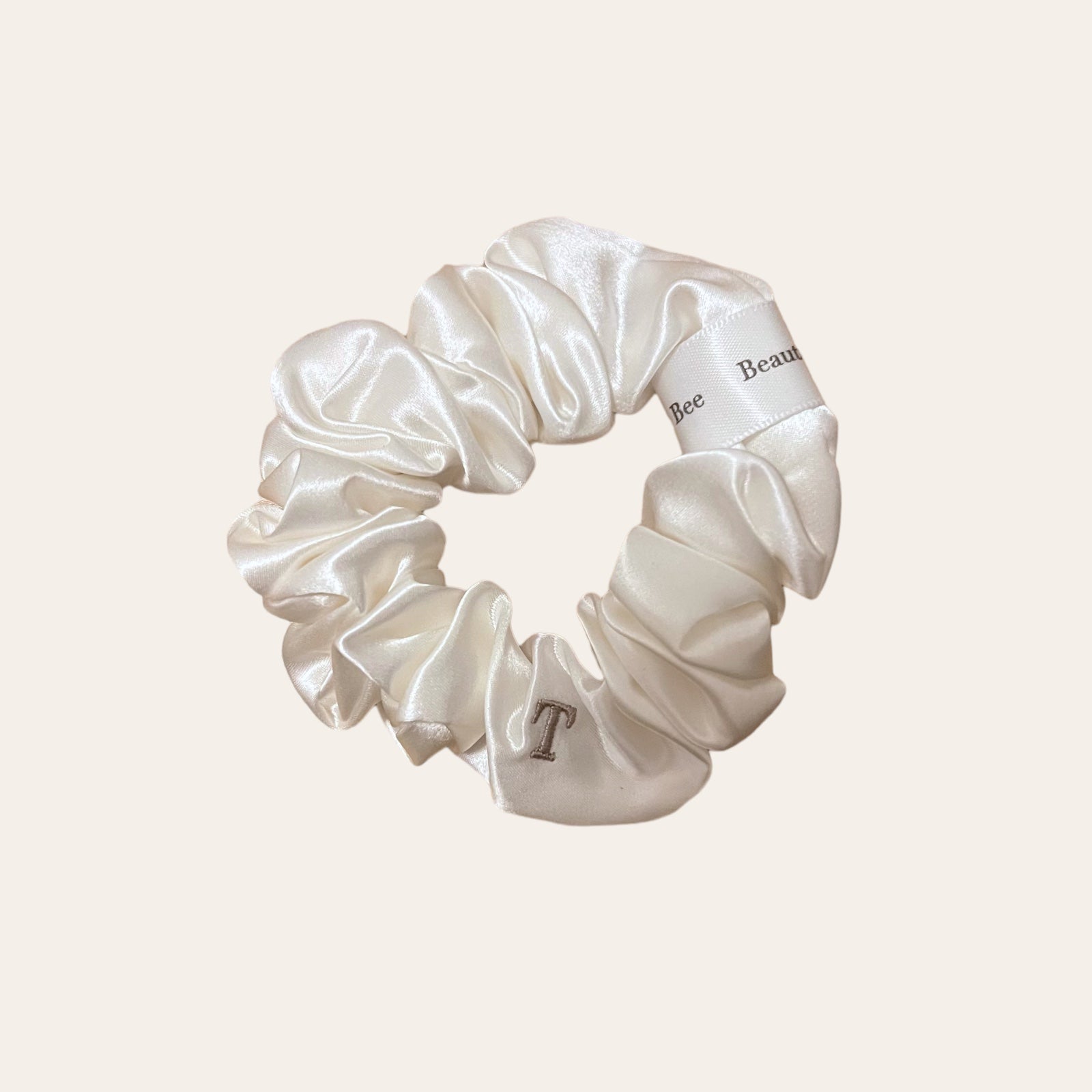 Silk scrunchie - T -