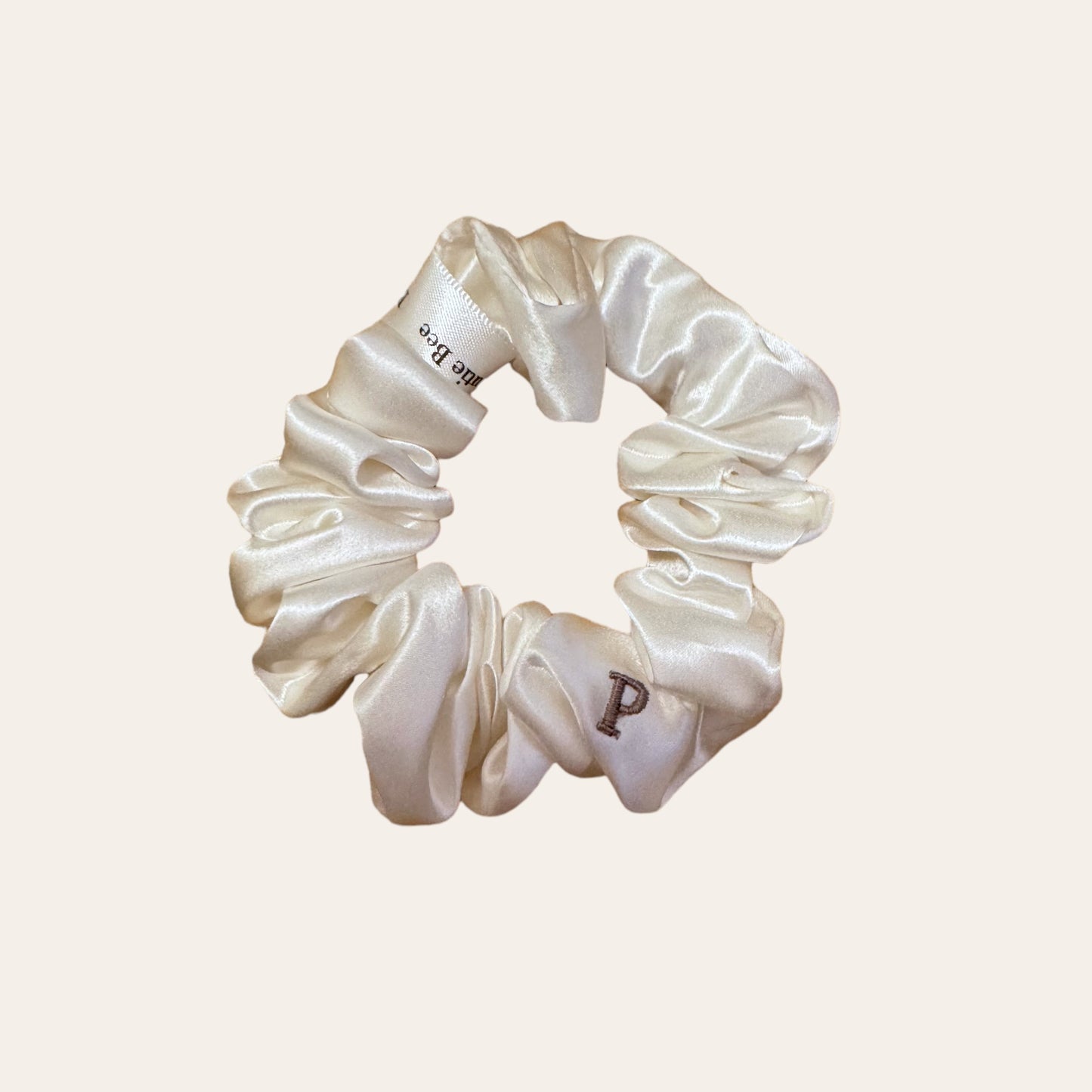 Silk scrunchie - P -