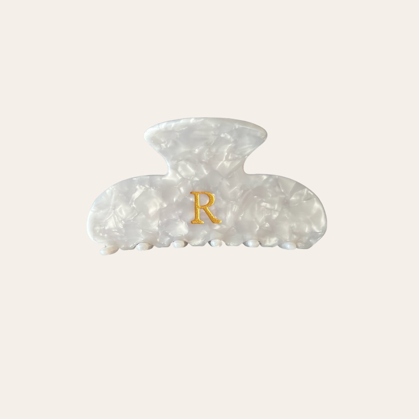Letter Bee hair clip | R |