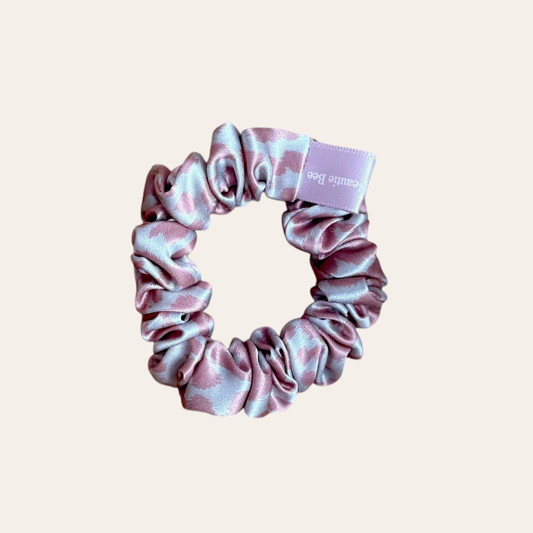 Hodvábna gumička Medium - Leopard Pink