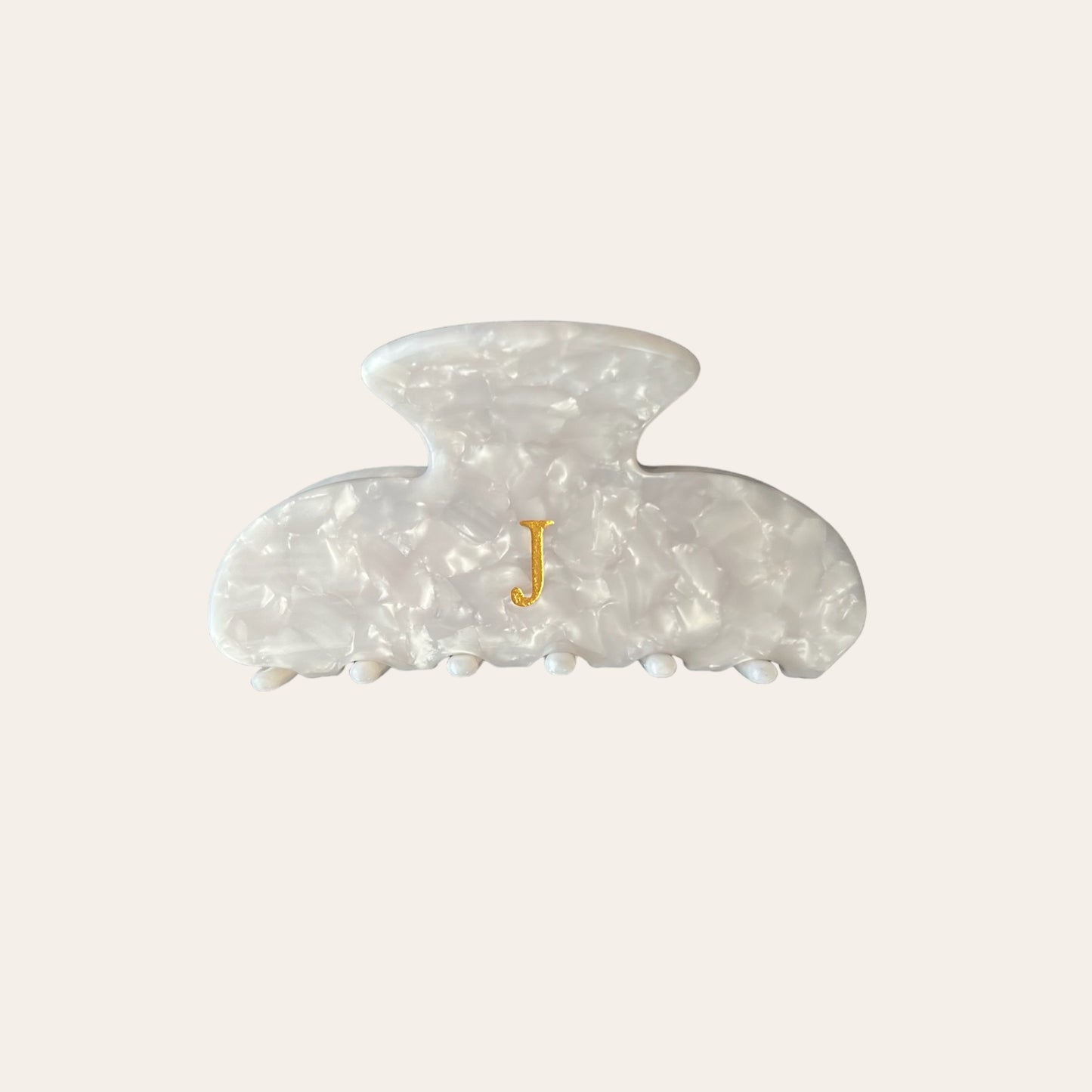 Letter Bee hair clip | J |