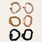 Silk scrunchies 6 pcs