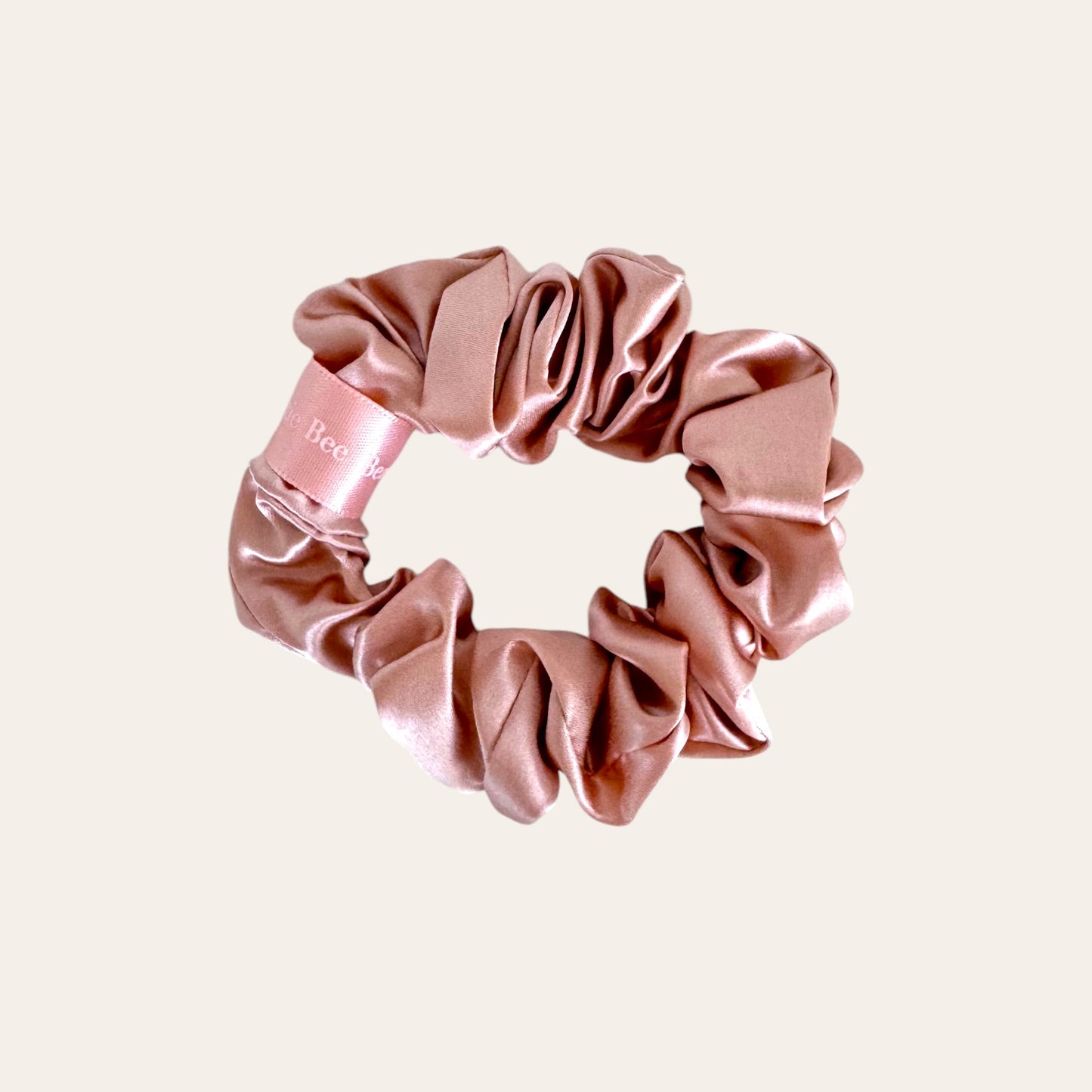 Silk Scrunchie Large – Rose Gold