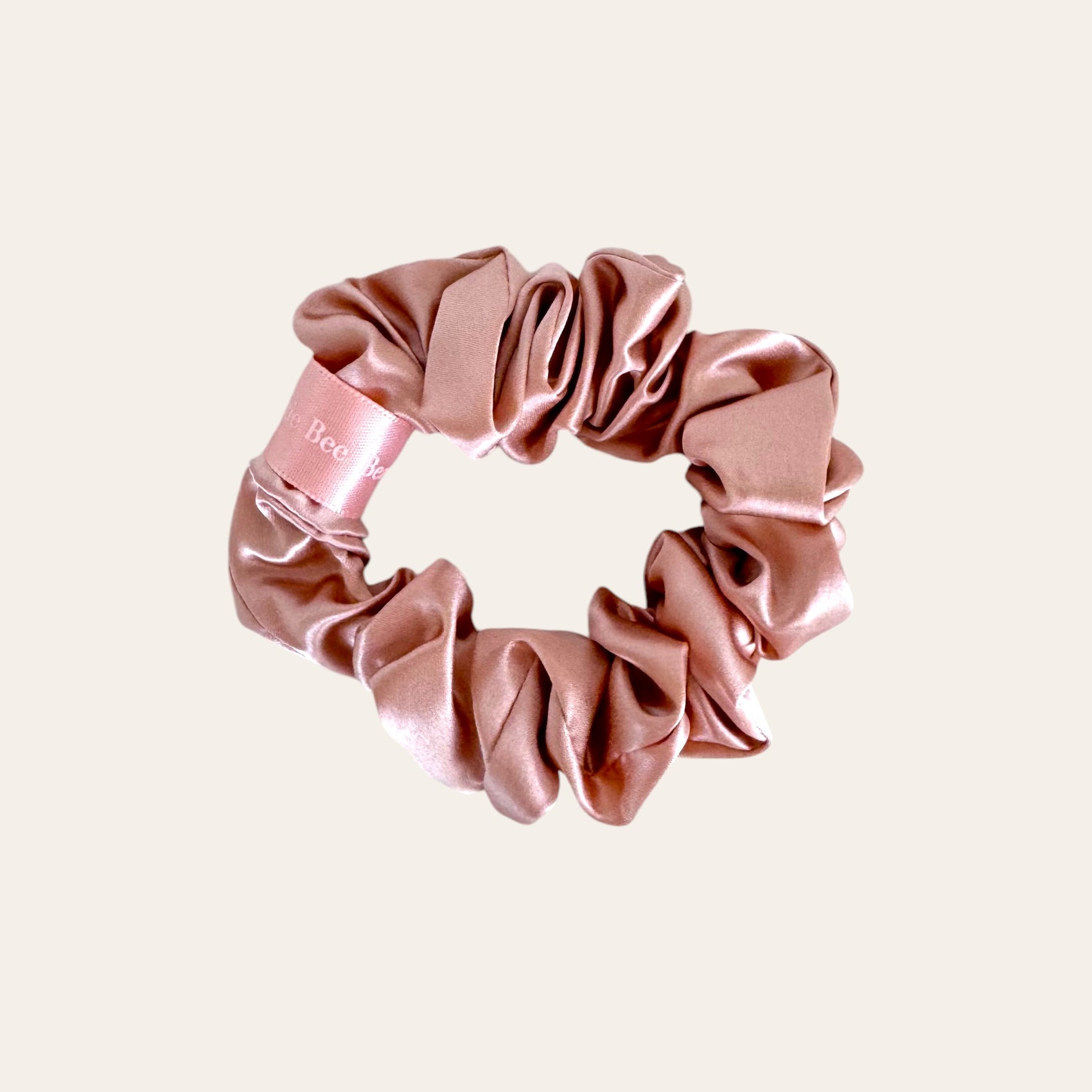 Silk Scrunchie Large – Rose Gold